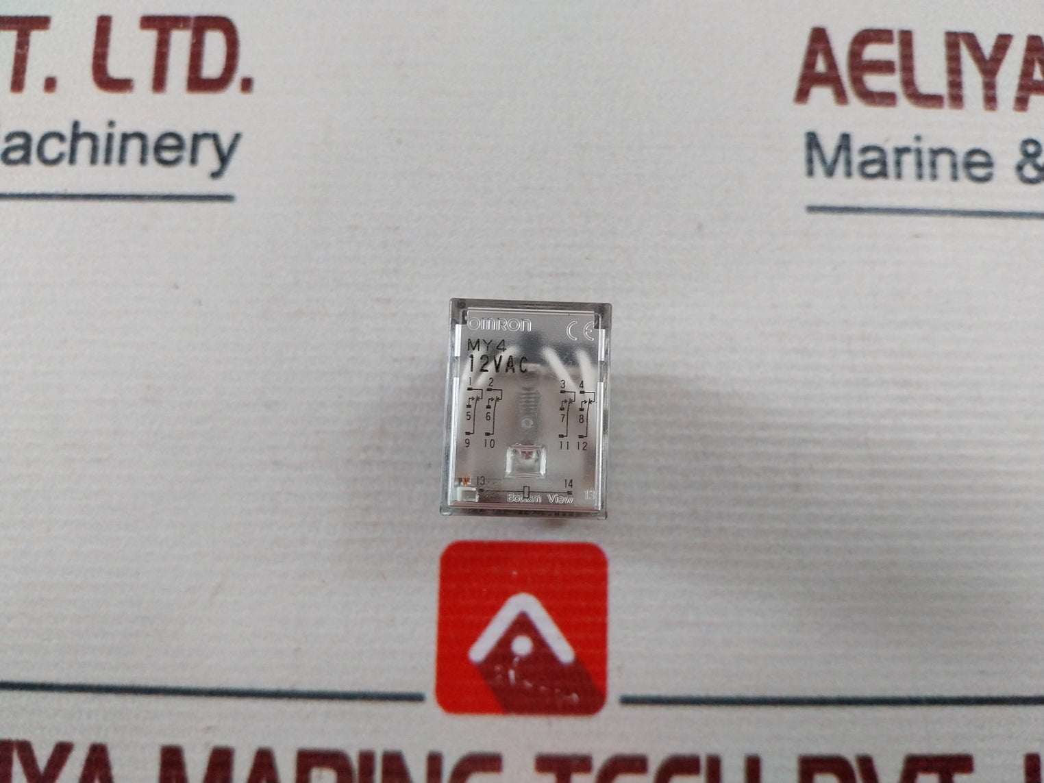 Lot Of 2X Omron My4 Relay Coil 5A 250Vac 30Vdc