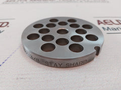 Hobart 12-3/8 Chopper Plate 3/8 In. Dia. Holes, 30 Qt.Mixer