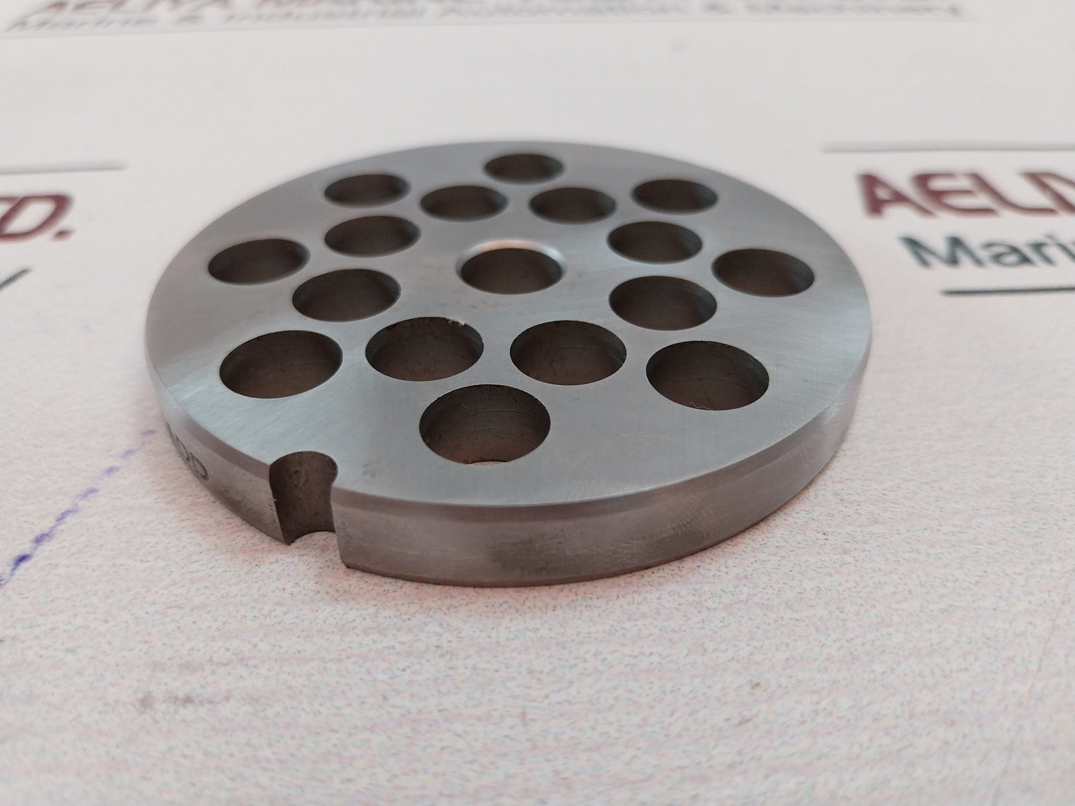 Hobart 12-3/8 Chopper Plate 3/8 In. Dia. Holes, 30 Qt.Mixer