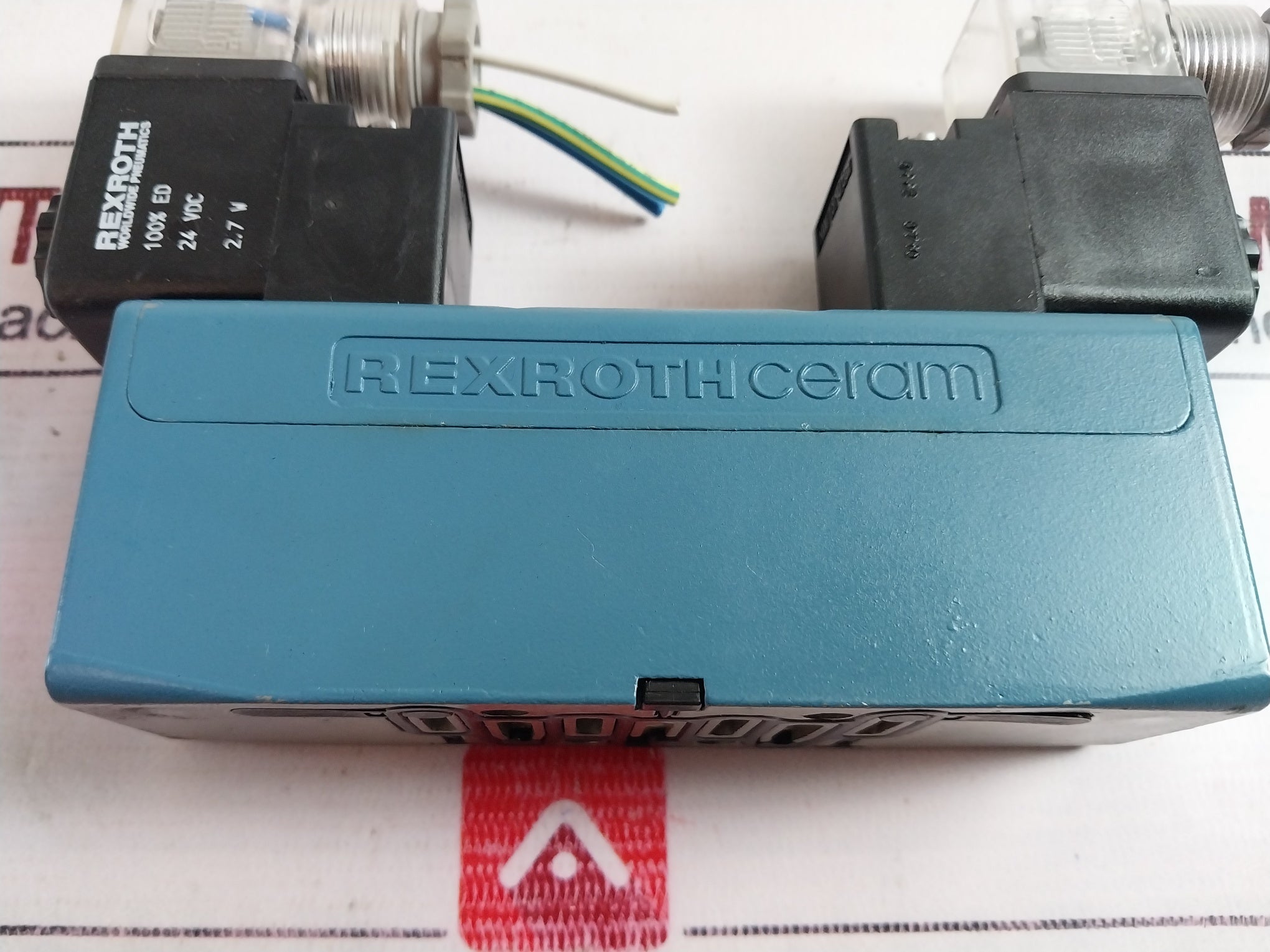 Rexroth R432006385 Ceram Solenoid Valve Aventics 24Vdc