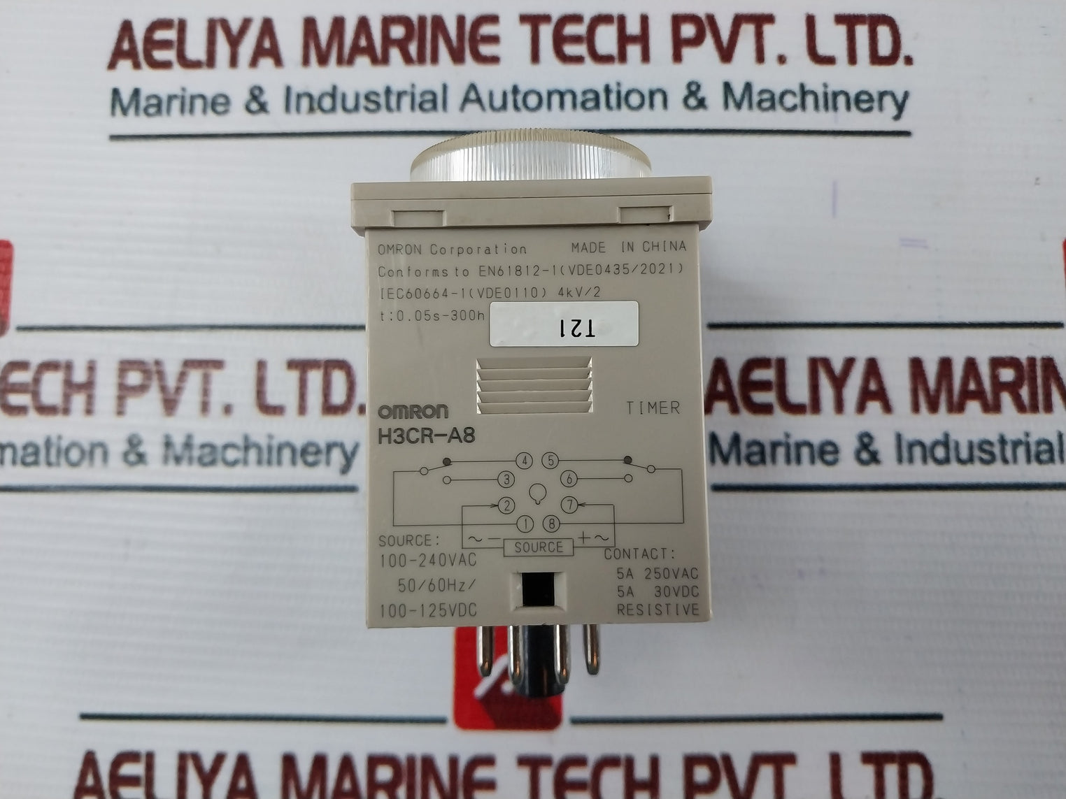 Omron H3cr-a8 Timer Module 100-240vac