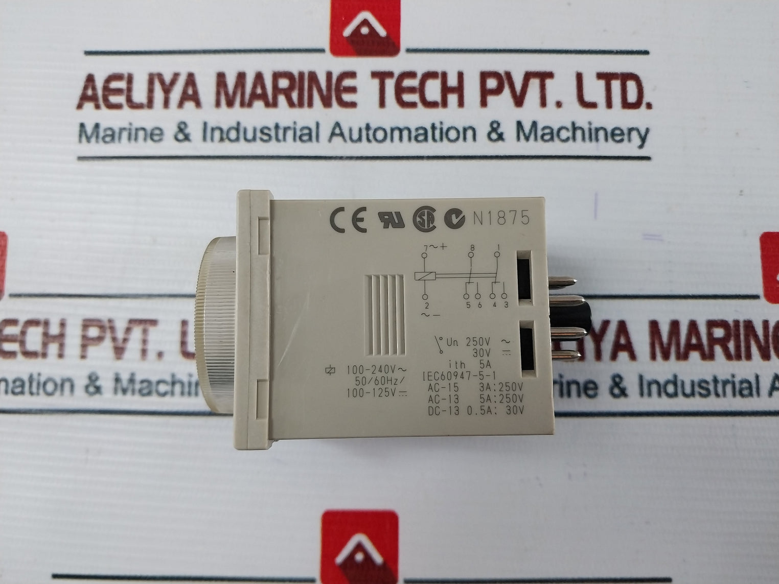 Omron H3cr-a8 Timer Module 100-240vac