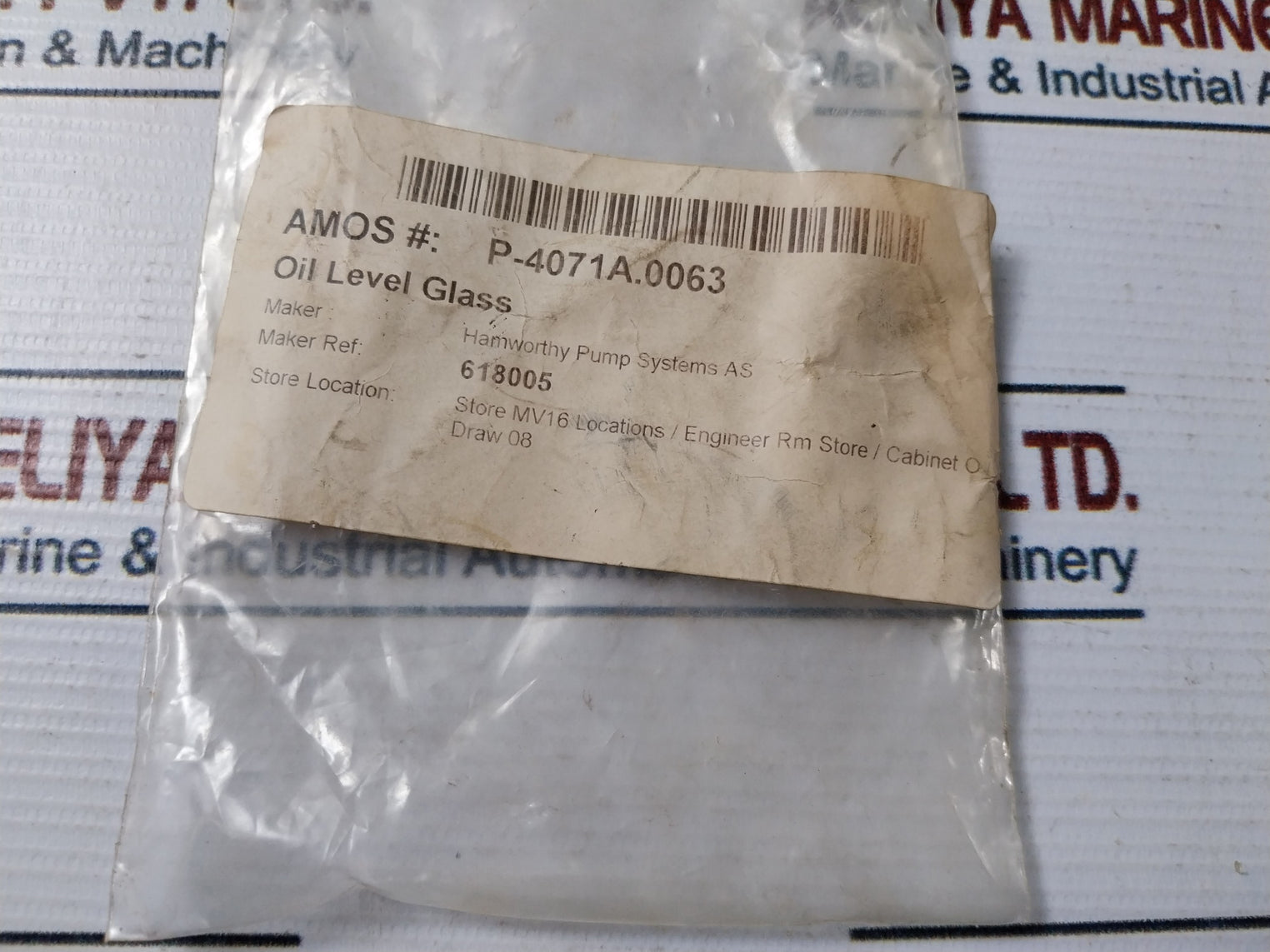 Hamworthy 618005 Plastic Oil Level Sight Glass