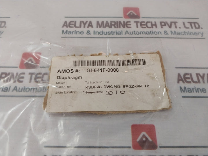 Lot of 4X Tanktech Ksbp-8 Diaphragm GI-641F-0008