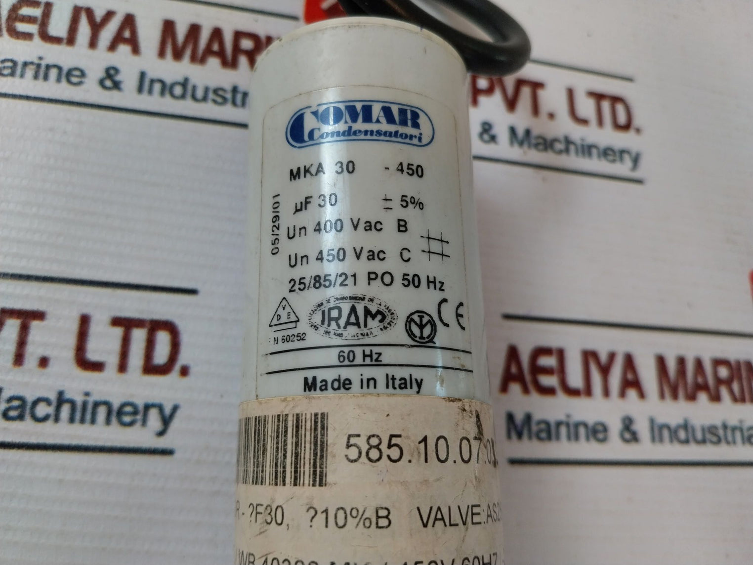 Comar Condensatori Mka 30-450 Motor Capacitor 50/60Hz