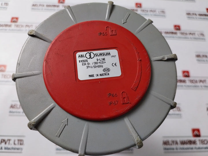 Abl Sursum K43S35 Power Connector 380-415 Vac 63A