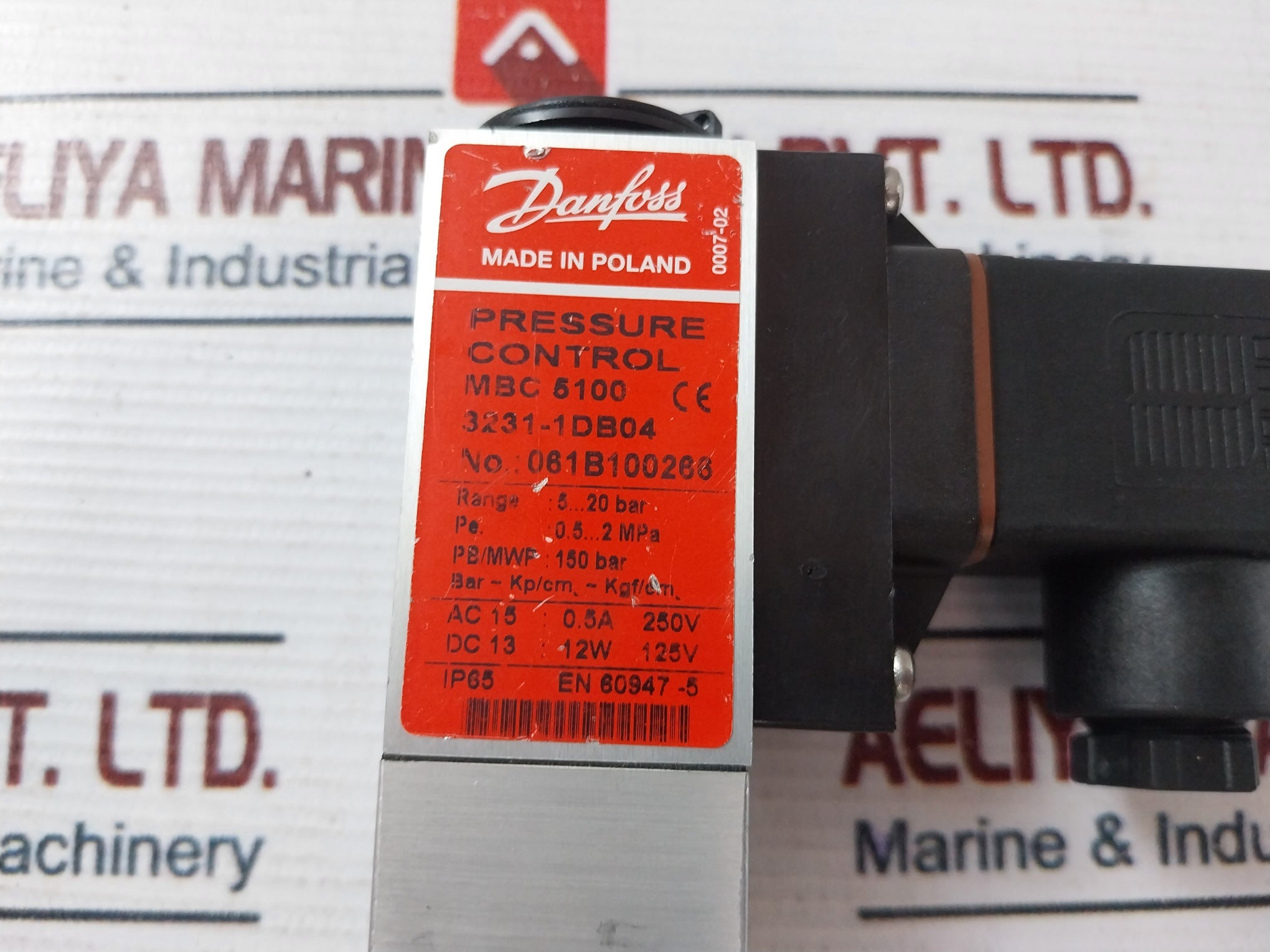 Danfoss Mbc 5100 Pressure Control Ip65