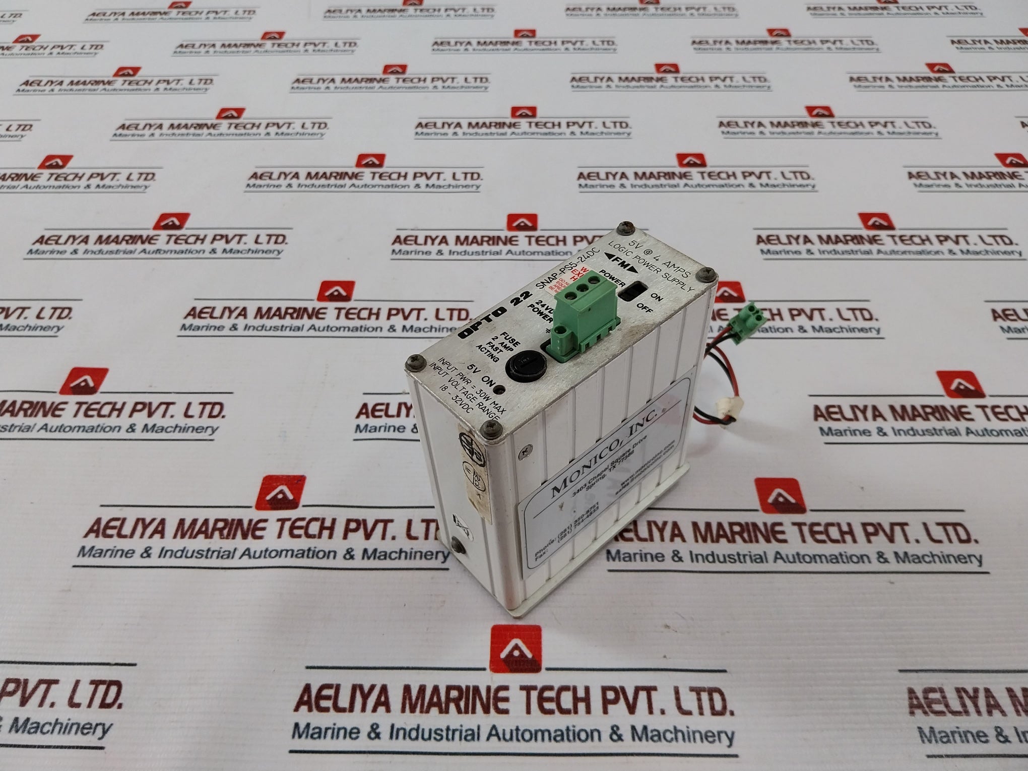 Opto 22 Snap-ps5-24Dc Logic Power Supply 18-32 Vdc 30W 5Vdc