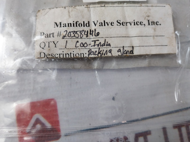 National Oilwell Varco 20358446 Gland Packing 3.06 15K T3Fc Gate Manual Valve