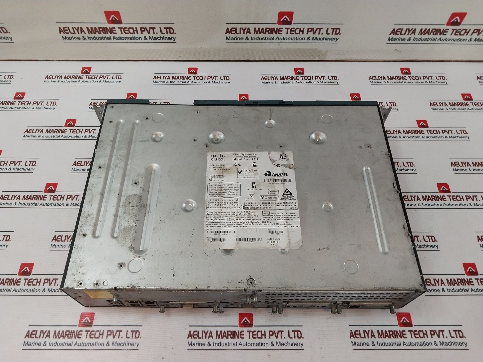 Cisco 2911 Integrated Services Router Pwr-2911-ac 100-240V 3-1A 50/60Hz