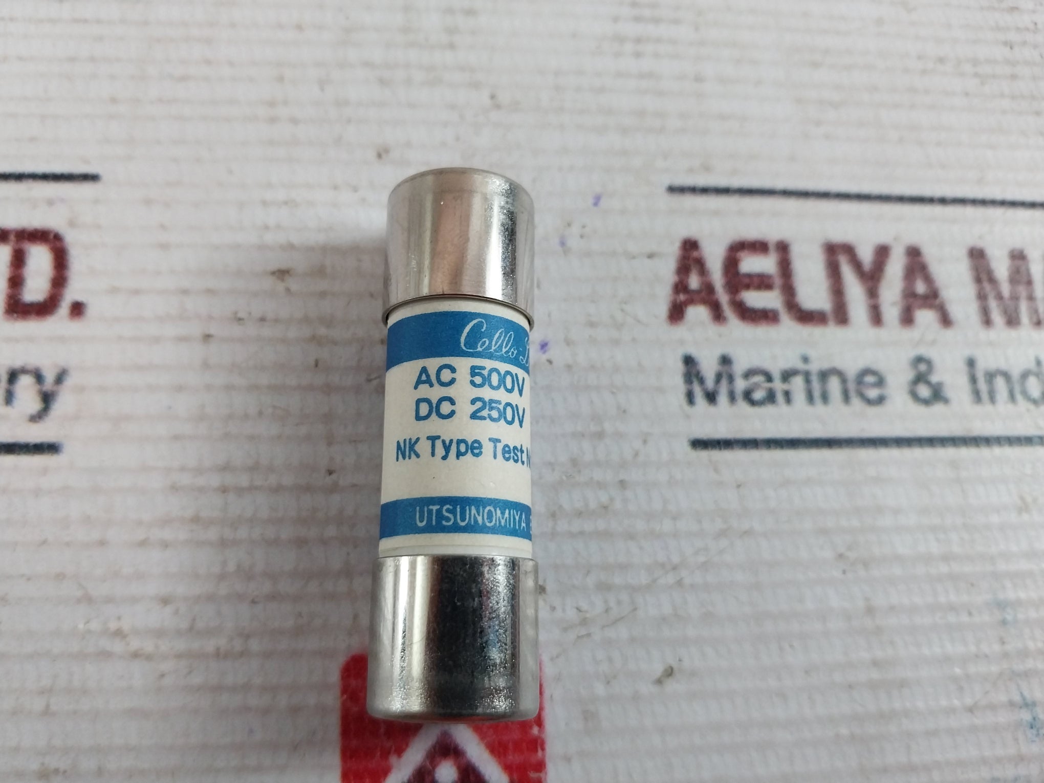 Lot Of 7X Utsunomiya Electric Uc1 Cello-lite Fuse 10A Ac500V Dc250V