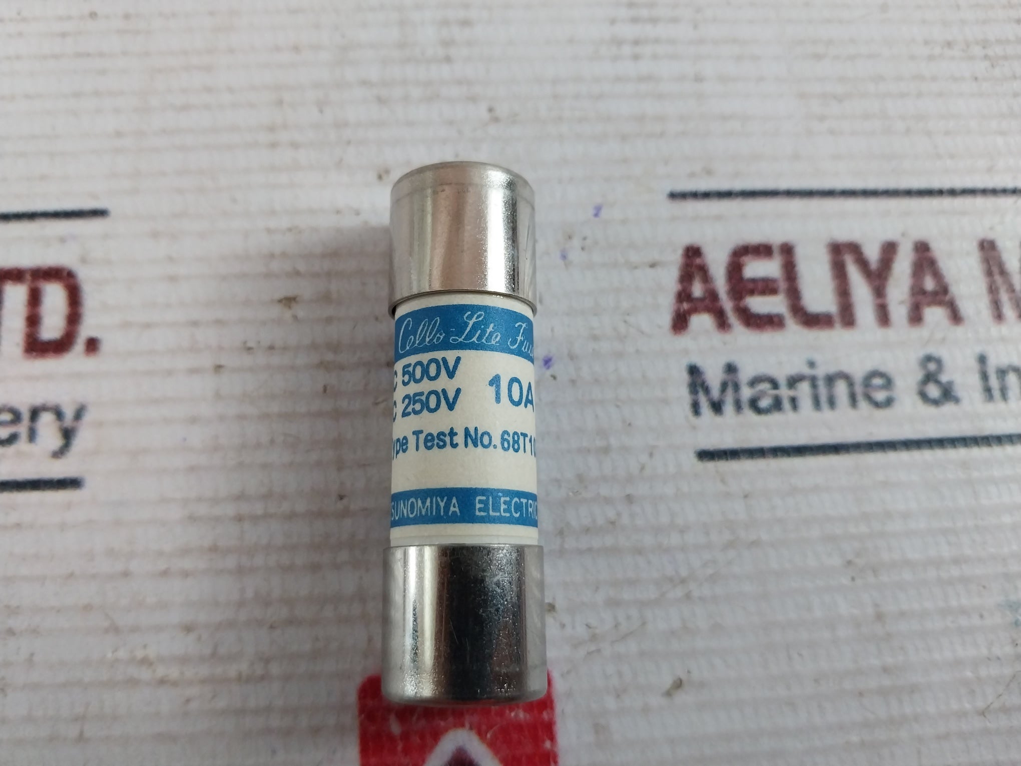 Lot Of 7X Utsunomiya Electric Uc1 Cello-lite Fuse 10A Ac500V Dc250V