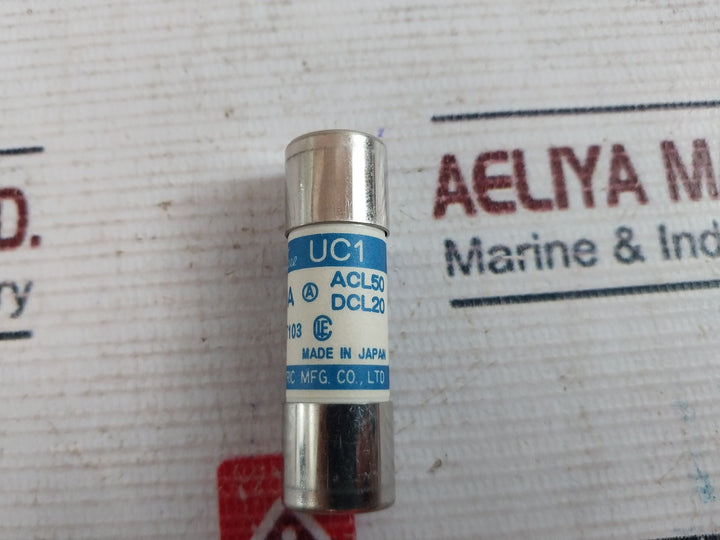 Lot of 7X Utsunomiya Electric UC1 Cello-lite Fuse 10A AC500V DC250V