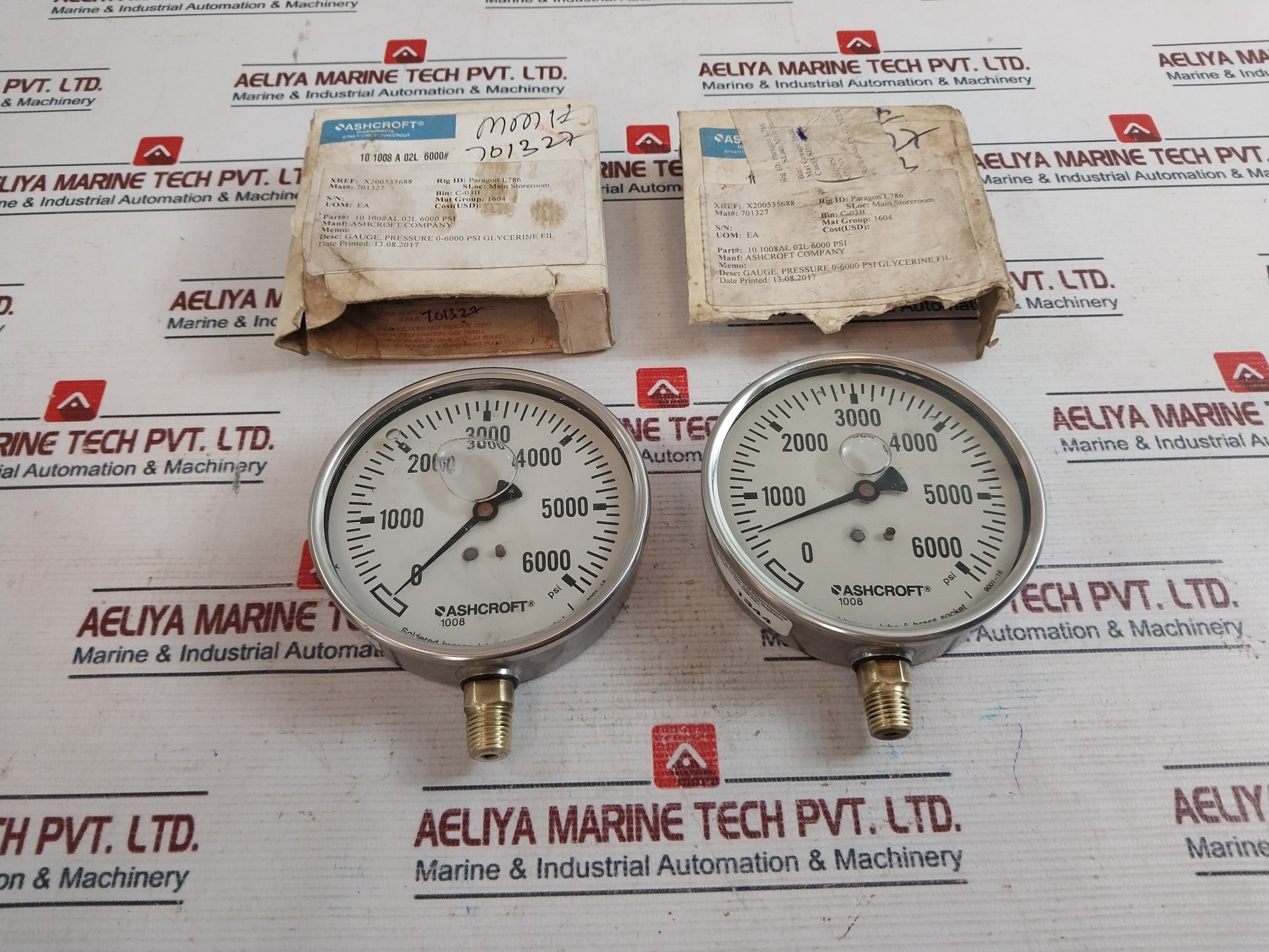Ashcroft 1008 Pressure Gauge