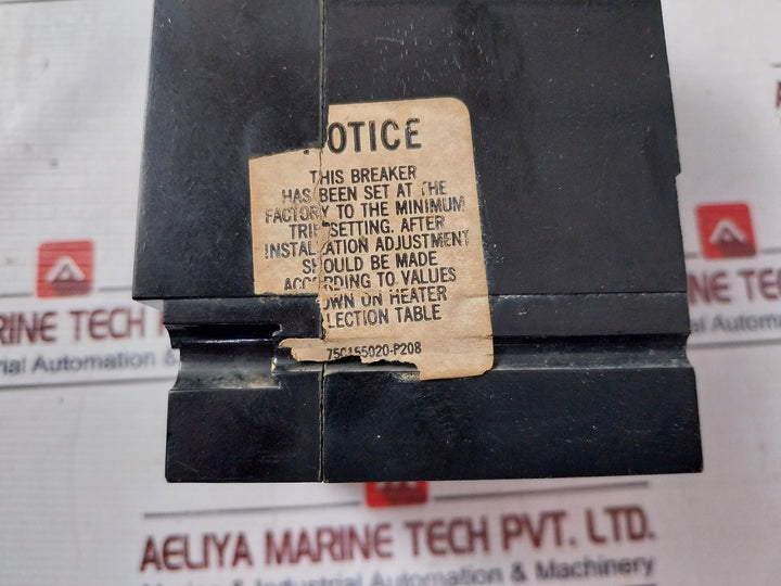 General Electric Tec36015 Motor Circuit Protector 15A 3-pole 600V Ac