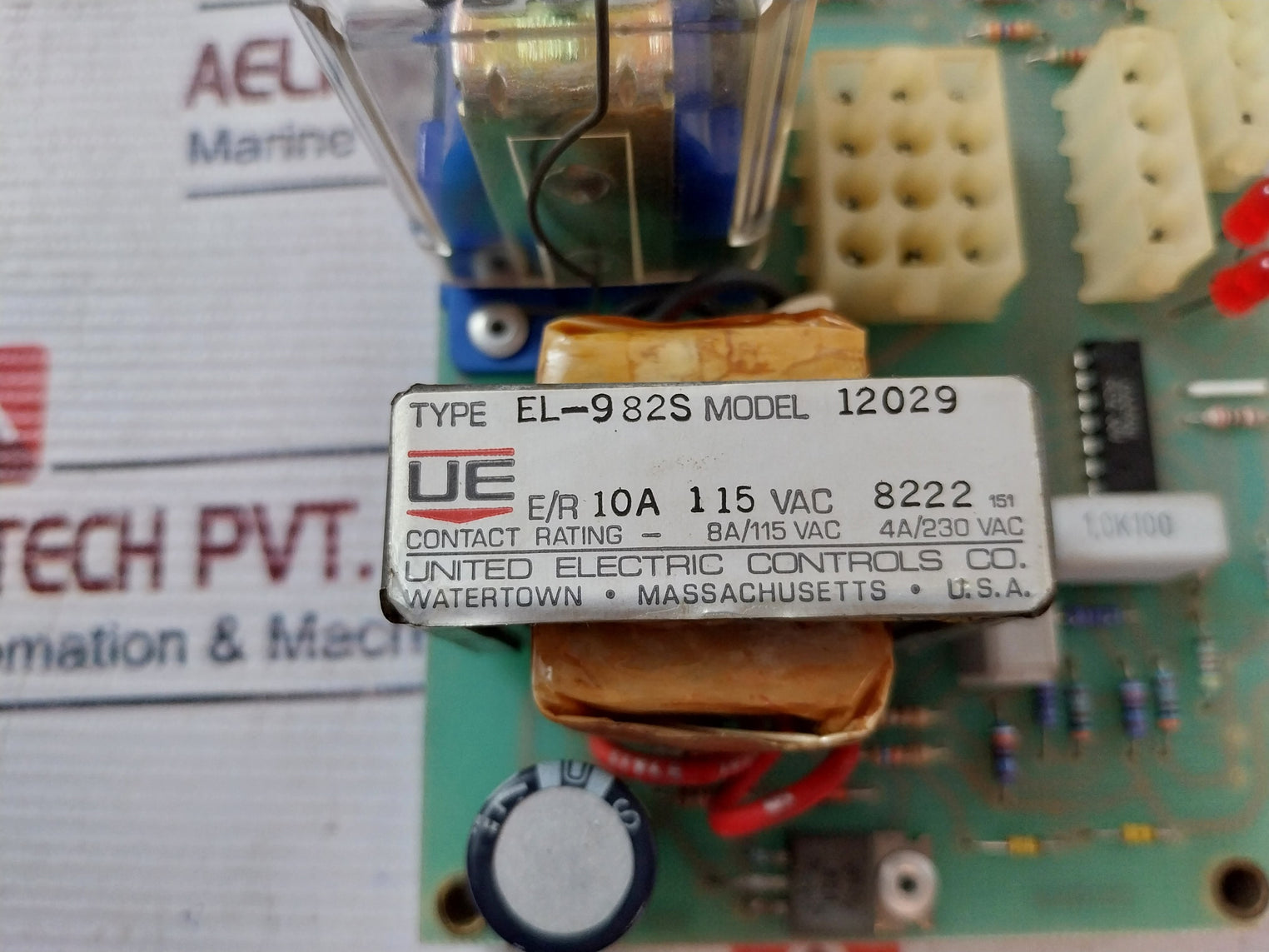 United Electric Controls El-982S Control Circuit Board 12029