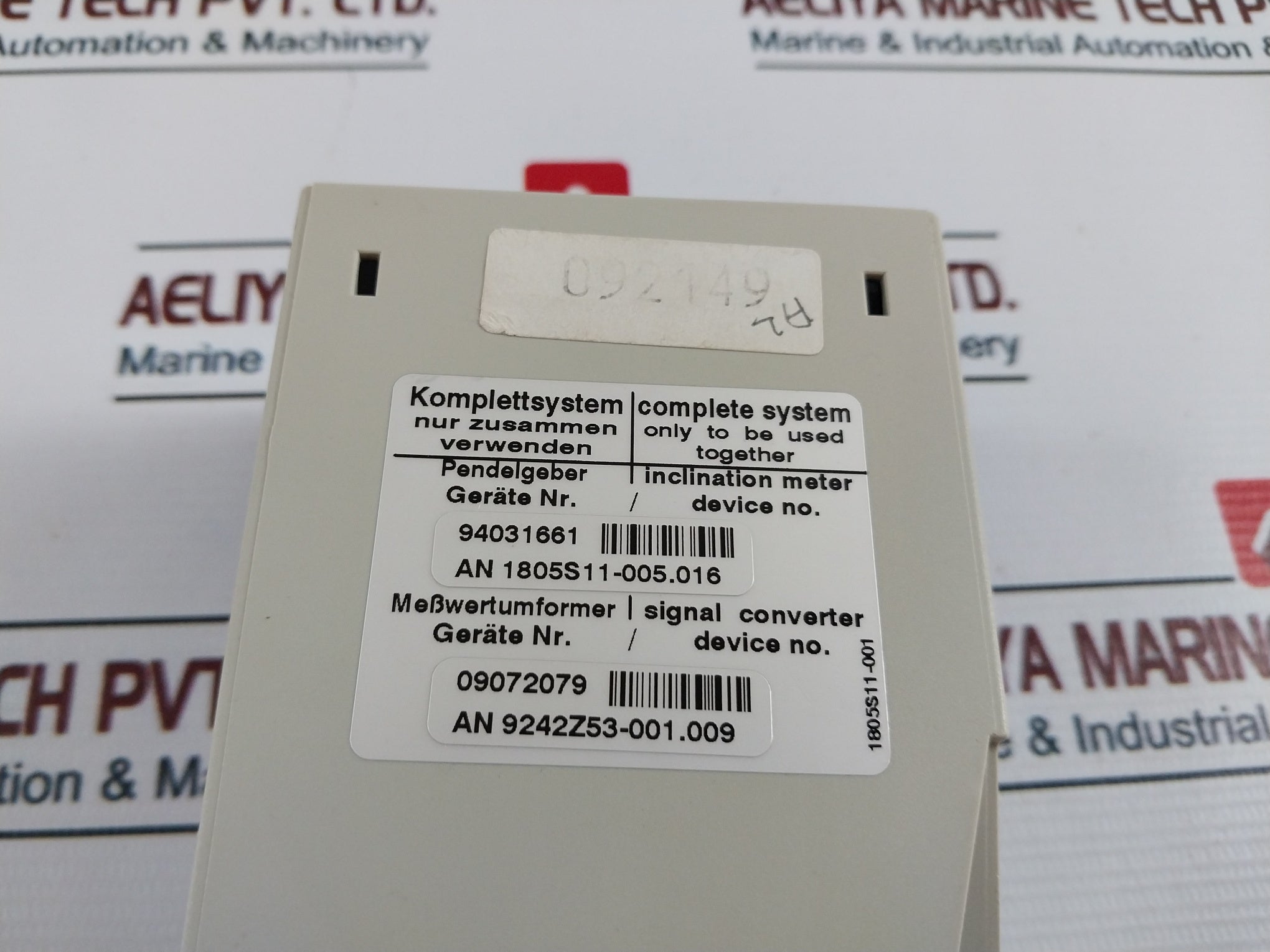 Fsg We-v-38/K16 Signal Converter Transducer 4…20Ma 230Vac 50Hz