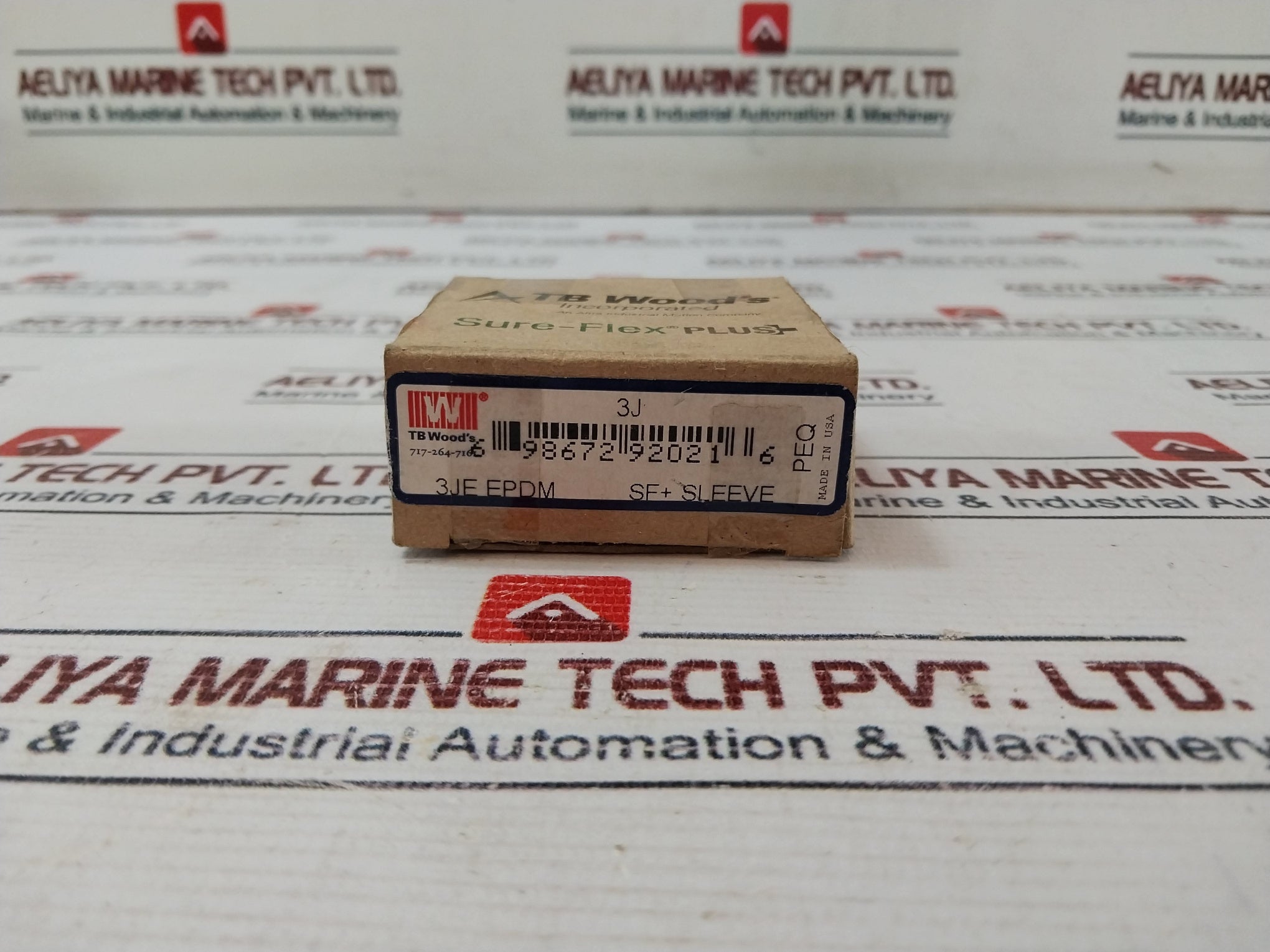 Lot of 2X Tb Wood’s 3je Epdm Sure-flex Plus Coupling Sleeve