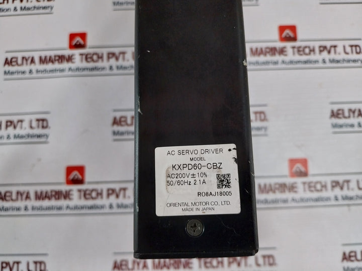 Oriental Motor Kxpd60-cbz Ac Servo Driver 2.1A 200Vac 50/60Hz