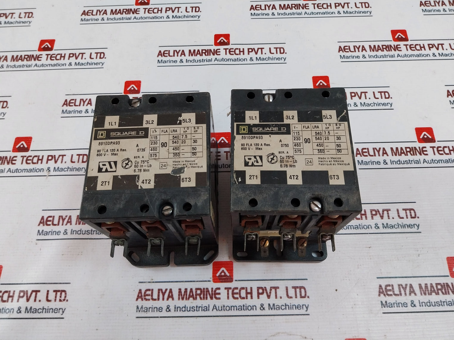 Square D 8910dpa93 Definite Purpose Contactor Ser.a 110/120v 50/60hz