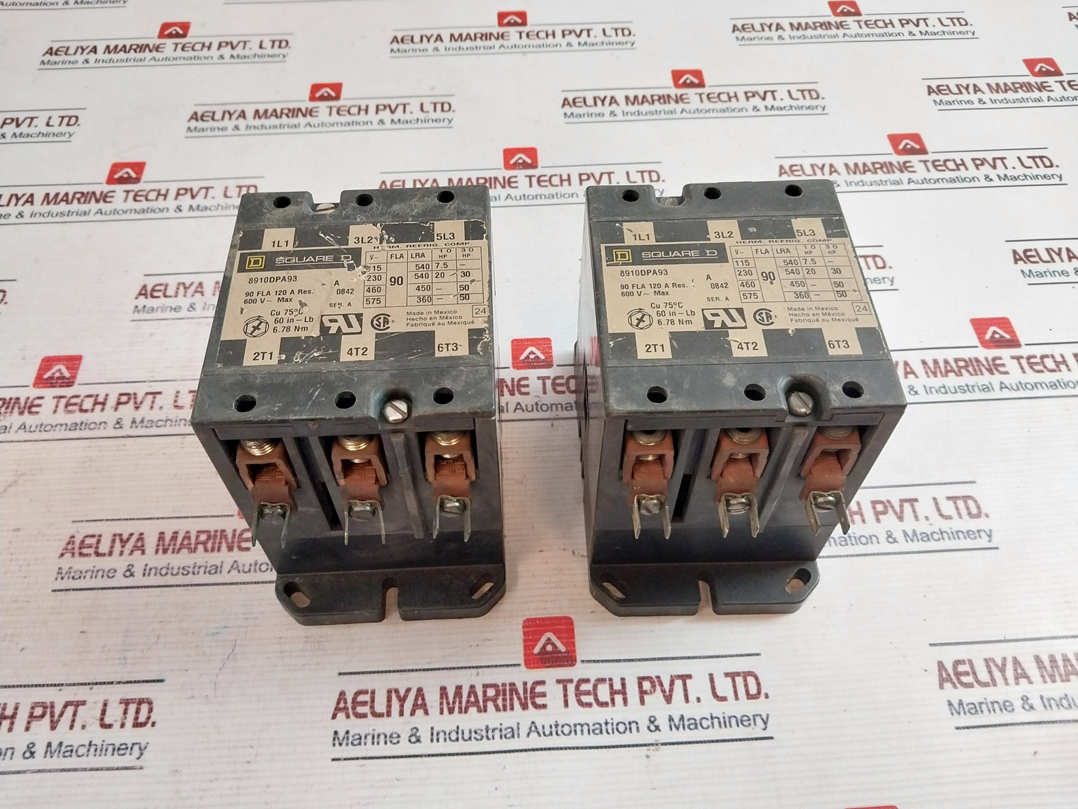 Square D 8910dpa93 Definit Purpose Contactor Ser.a 110-120v 50/60hz