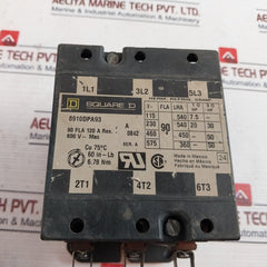 Square D 8910dpa93 Definit Purpose Contactor Ser.a 110-120v 50/60hz