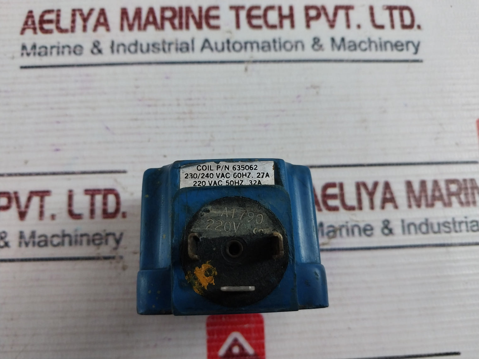 Vickers 635062 Solenoid Coil 220-240 VAC 50/60HZ 27A-32A