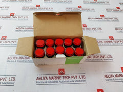 Lot of 10X JIANGSU SHUANGKE ELECTRICAL AD56-22DS Signal Led Red Indicator Light