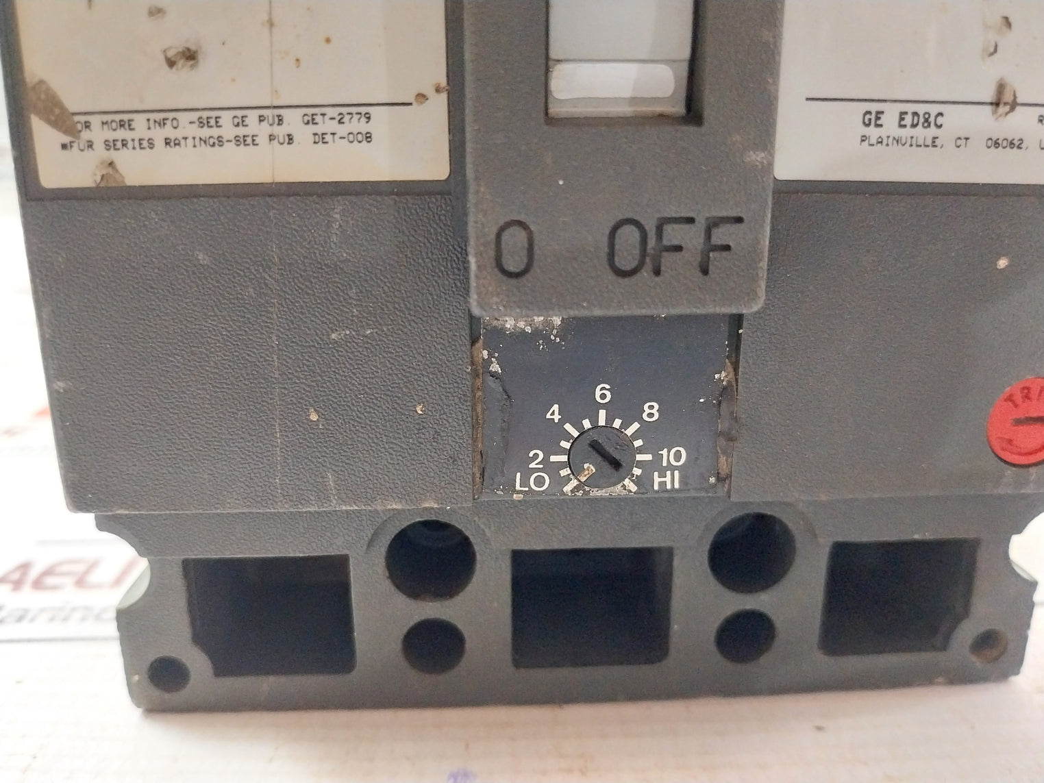 General Electric Tec36015 3 Pole Mag-break Circuit Breaker 600Vac 15Amp 50/60Hz