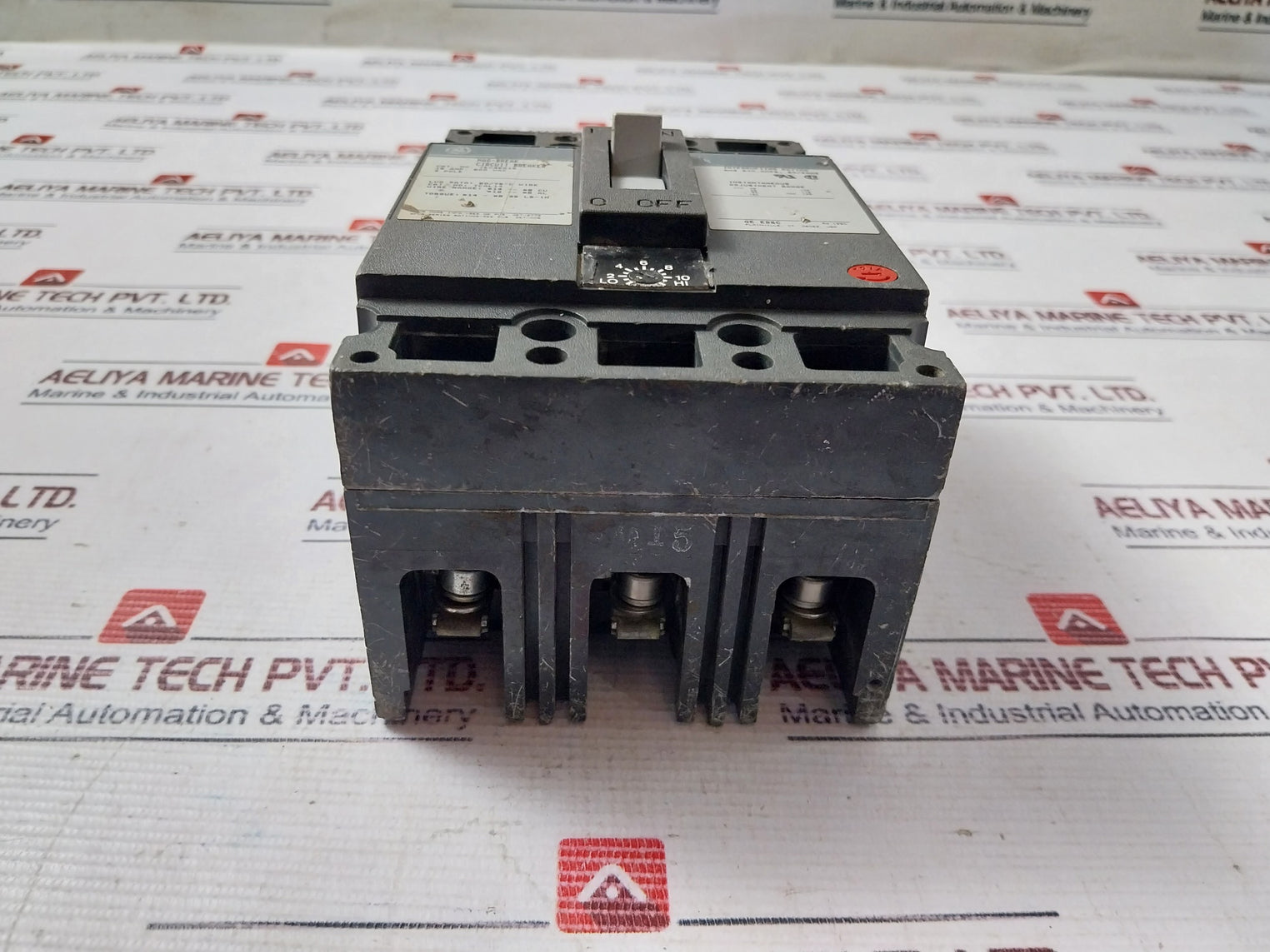 General Electric Tec36015 3 Pole Mag-break Circuit Breaker 600Vac 15Amp 50/60Hz