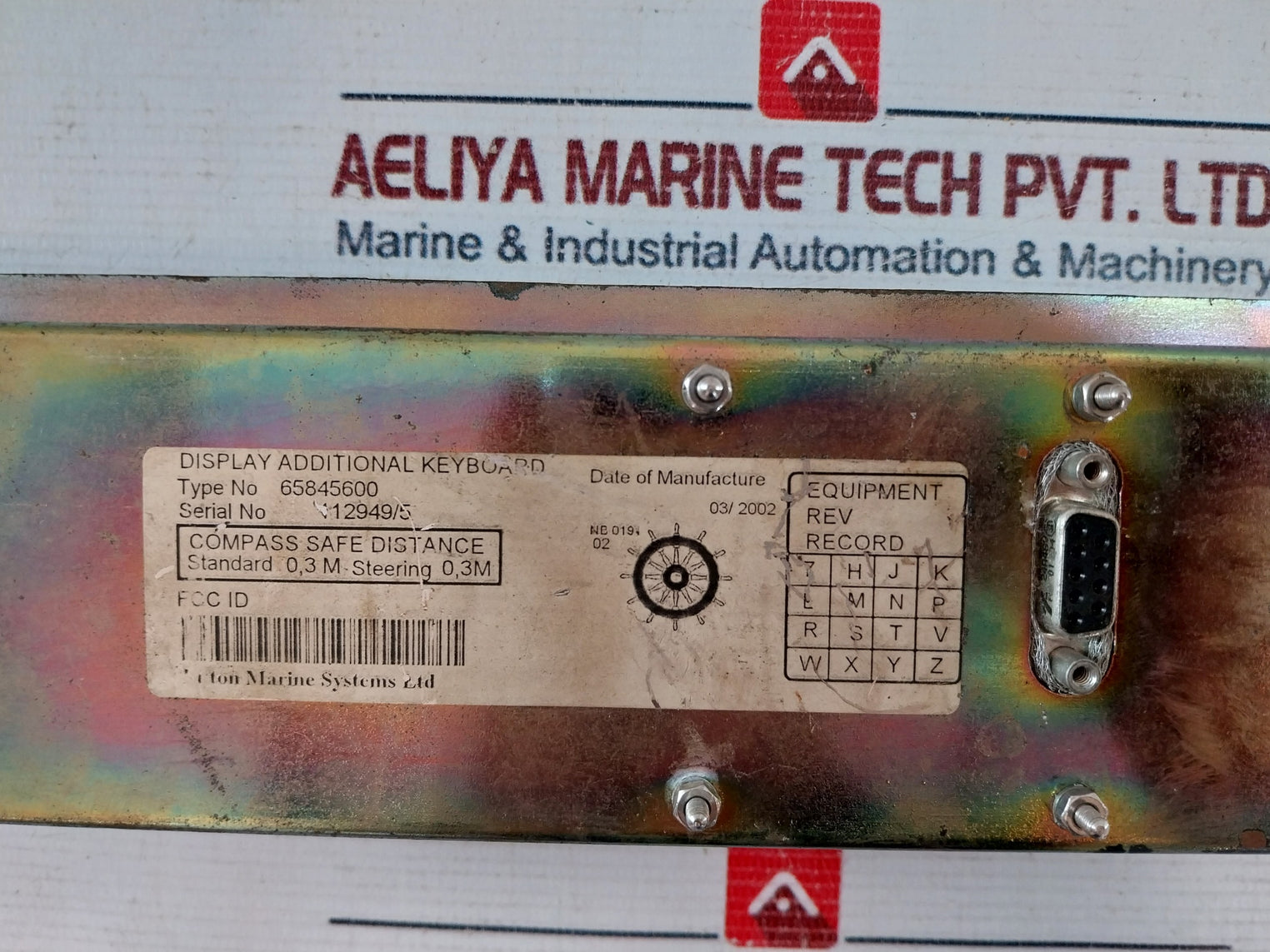 Litton Marine Systems 65845600 Display Additional Keyboard Standard 0,3 M