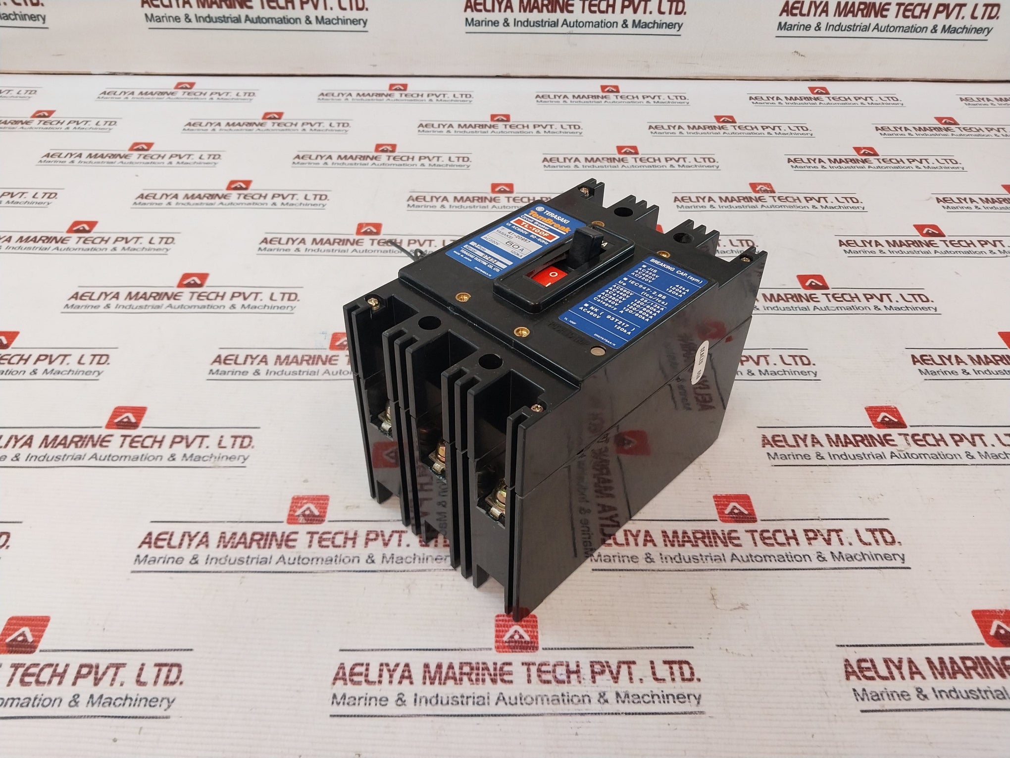 Terasaki Tl-100F Tem Break 3 Pole Current Limiting Circuit Breaker 60A Ac690V