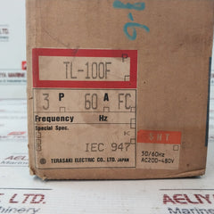 Terasaki Tl-100F Tem Break 3 Pole Current Limiting Circuit Breaker 60A Ac690V