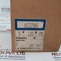 Terasaki Electric Xs225Ns 3-pole Circuit Breaker 125A Ac690V
