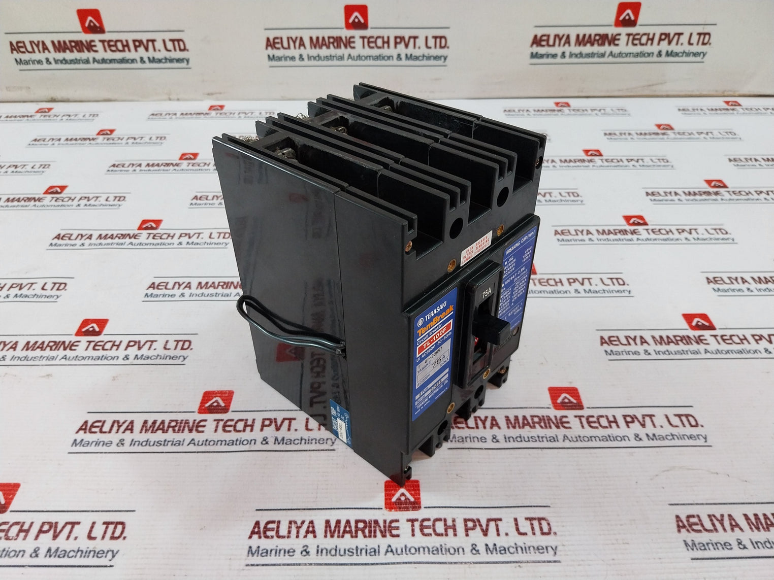 Terasaki Tl-100f Tembreak 3 Pole Current Limiting Circuit Breaker 75a Ac690v