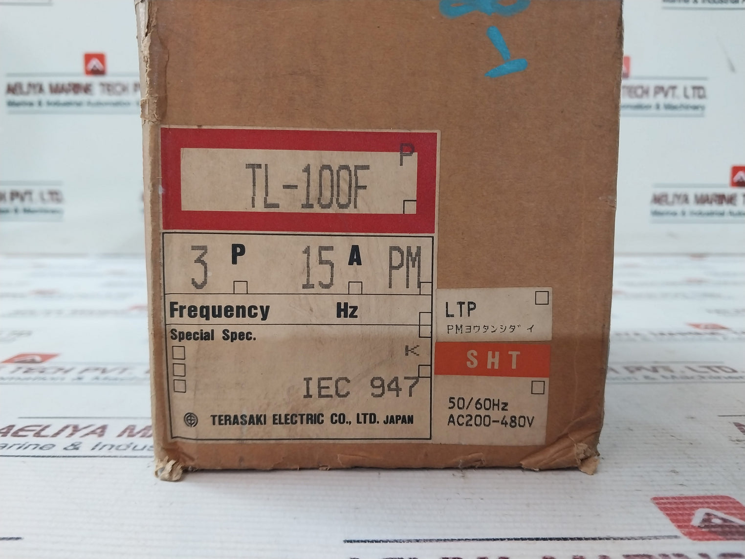 Terasaki Tembreak Tl-100F 3 Pole Current Limiting Circuit Breaker 15A Ac690V