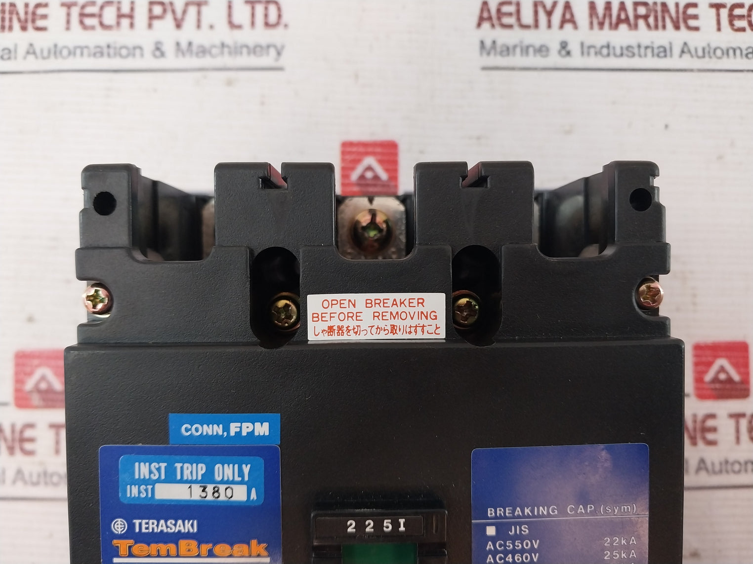 Terasaki Xs225Ns Tembreak Circuit Breaker 3 Pole 225A Ac690V 50-60Hz