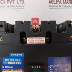 Terasaki Xs225Ns Tembreak Circuit Breaker 3 Pole 225A Ac690V 50~60Hz