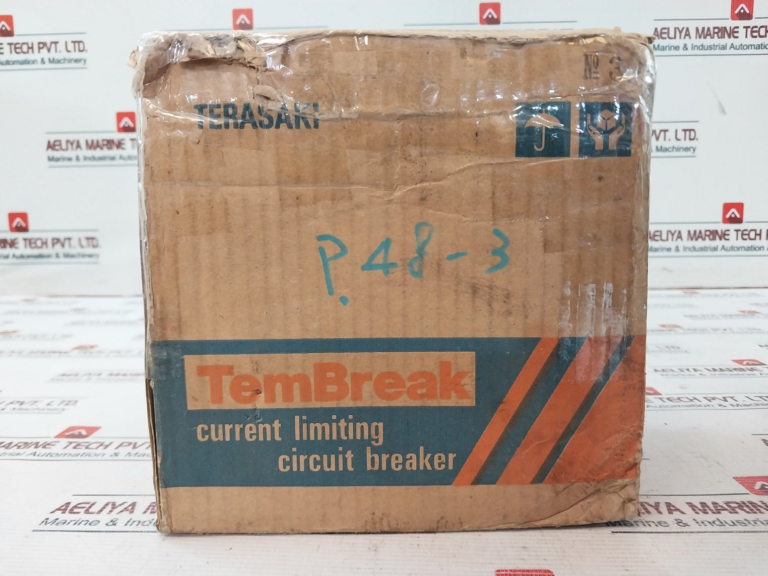Terasaki Tl-100f 3 Pole Tembreak Current Limiting Circuit Breaker 20a Ac690v