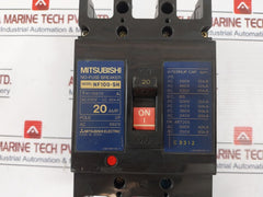 Mitsubishi Electric Nf100-sh No-fuse Low Voltage Circuit Breaker 20A 3Pole 660V