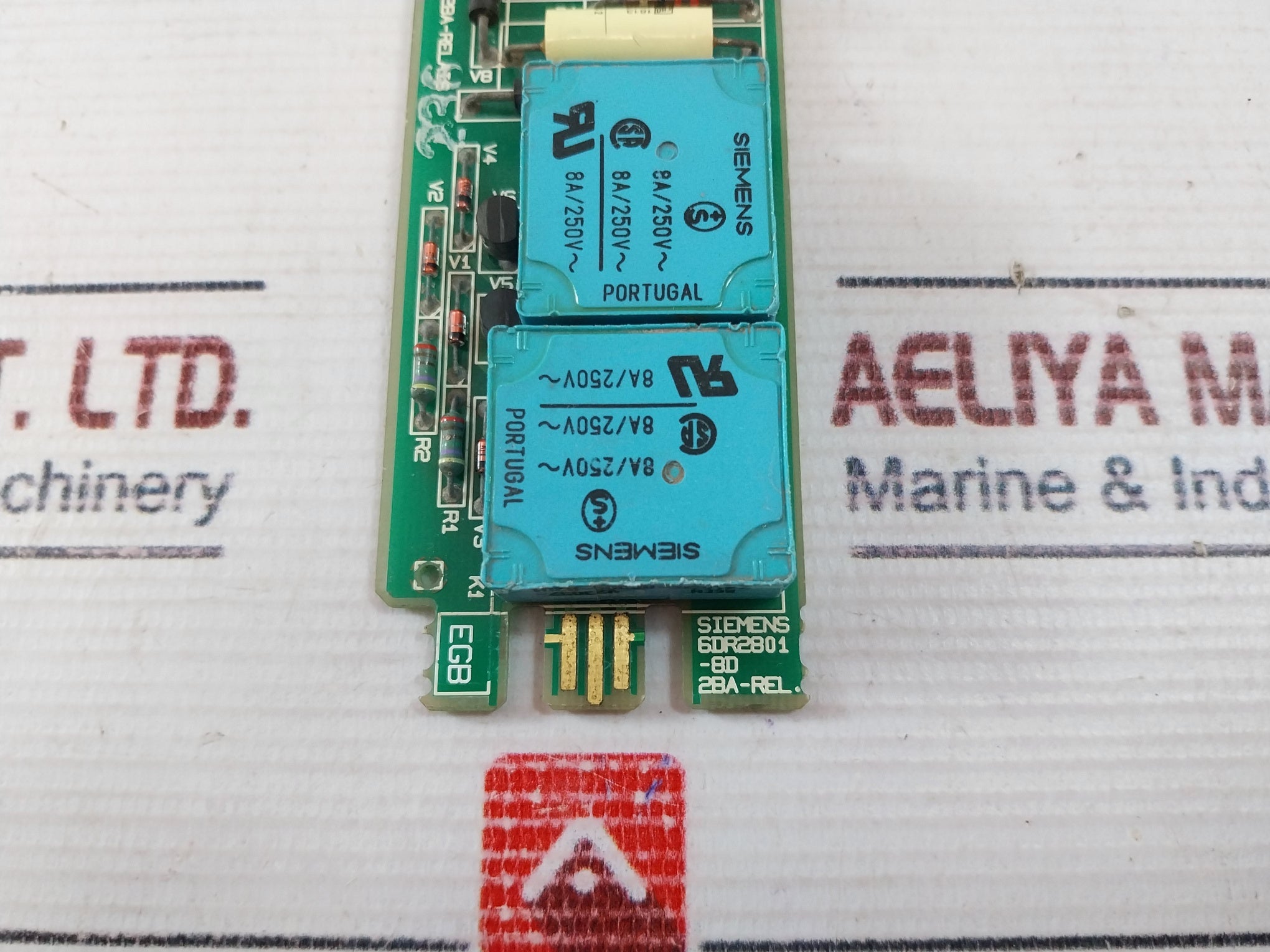 Siemens 6Dr2801-8D 2Ba-rel. Input/Output Module 94V-0