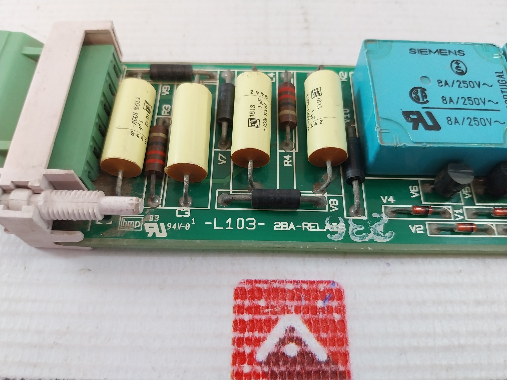 Siemens 6Dr2801-8D 2Ba-rel. Input/Output Module 94V-0