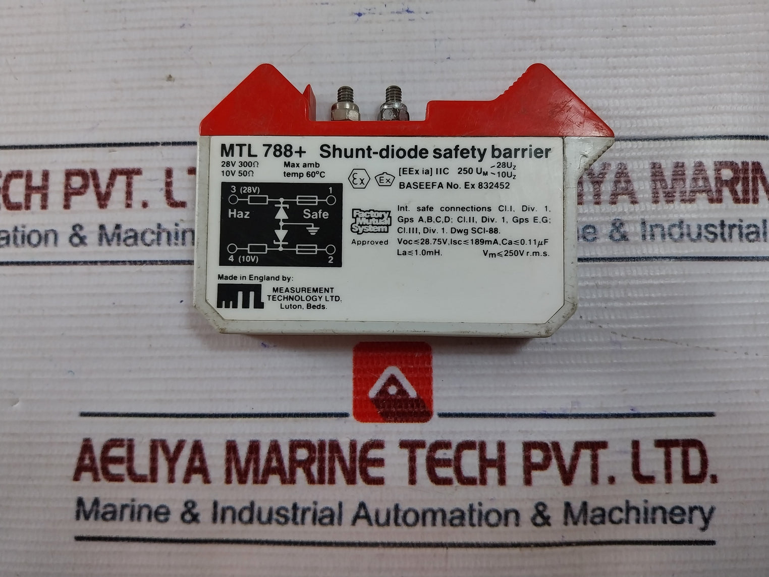Measurement Technology Mtl 788+ Shunt-diode Safety Barrier 189Ma