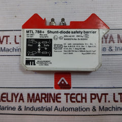 Measurement Technology Mtl 788+ Shunt-diode Safety Barrier 189Ma