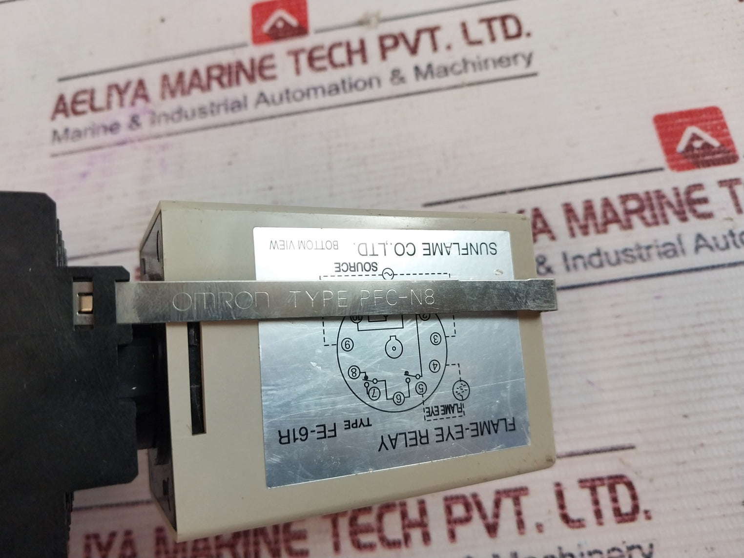 Sunflame Fe-61R Flame-eye Relay Pfc-n8 With Base Ac200/220V