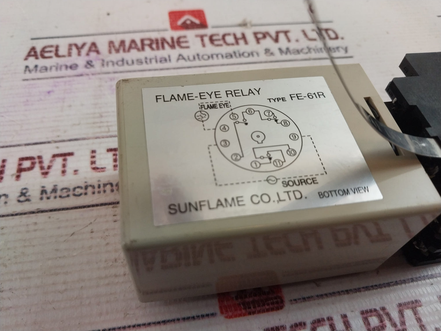 Sunflame Fe-61R Flame-eye Relay Pfc-n8 With Base Ac200/220V
