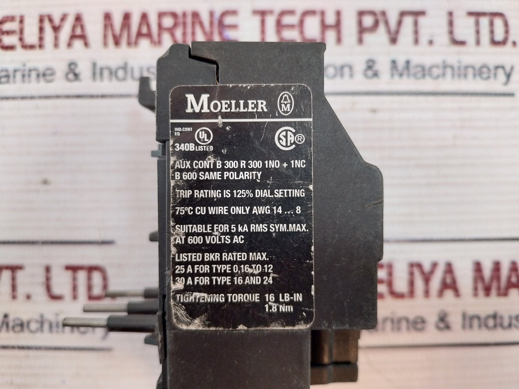 Moeller Z00-10 Thermal Overload Relay 6-10A 6000V