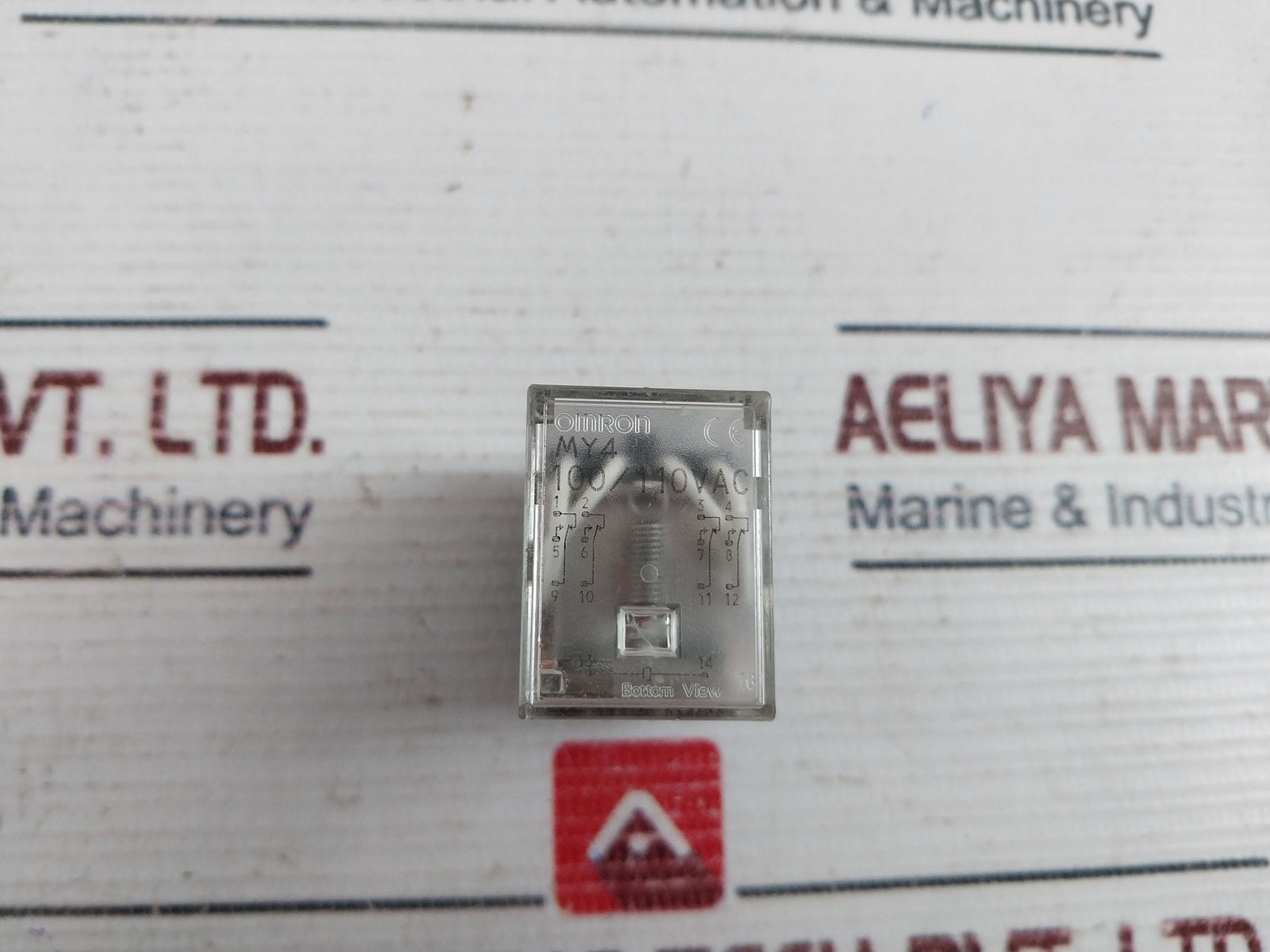 Lot of 2X Omron MY4 14-Pin Relay 100/110VAC