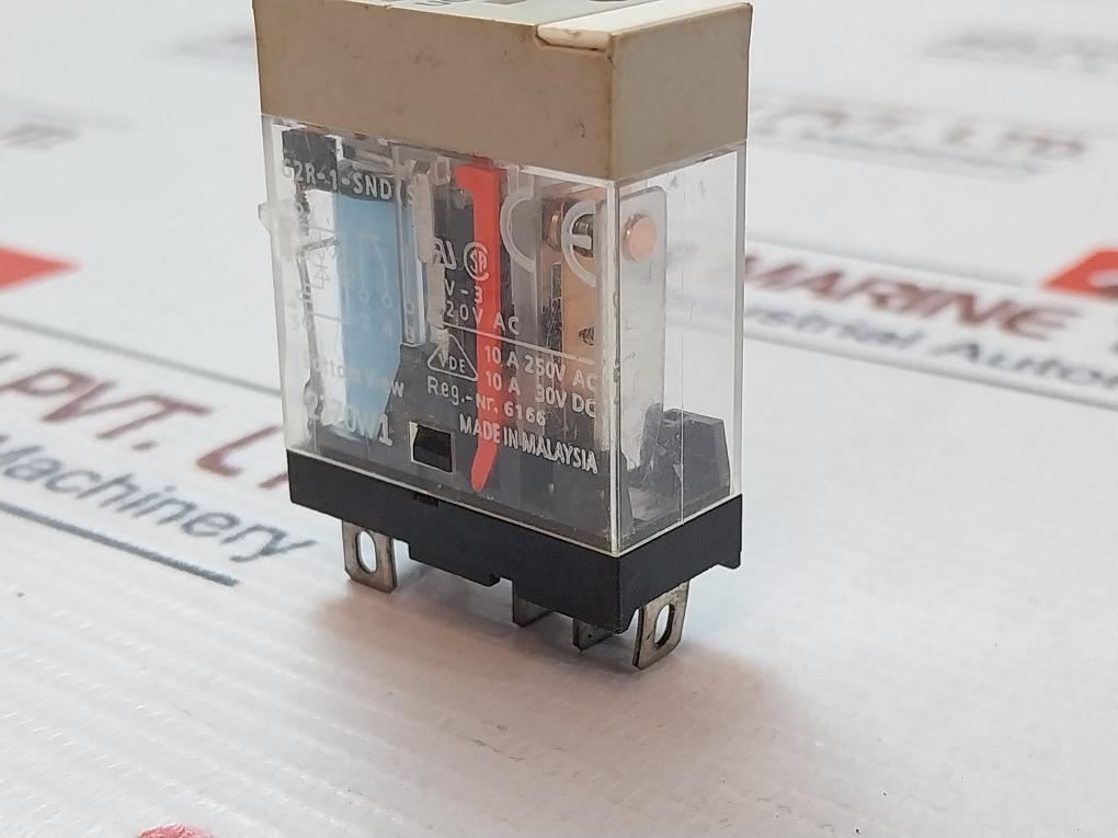 Lot Of 3X Omron G2R-1-snd (S) Plug In Non-latching Relay 24V Dc 120Vac