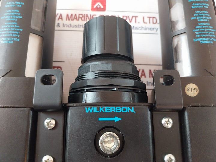 Wilkerson F28-04-SK00 Filter Lubicator Regulator 28A 0-125 Psig (0-8.6 Bar)